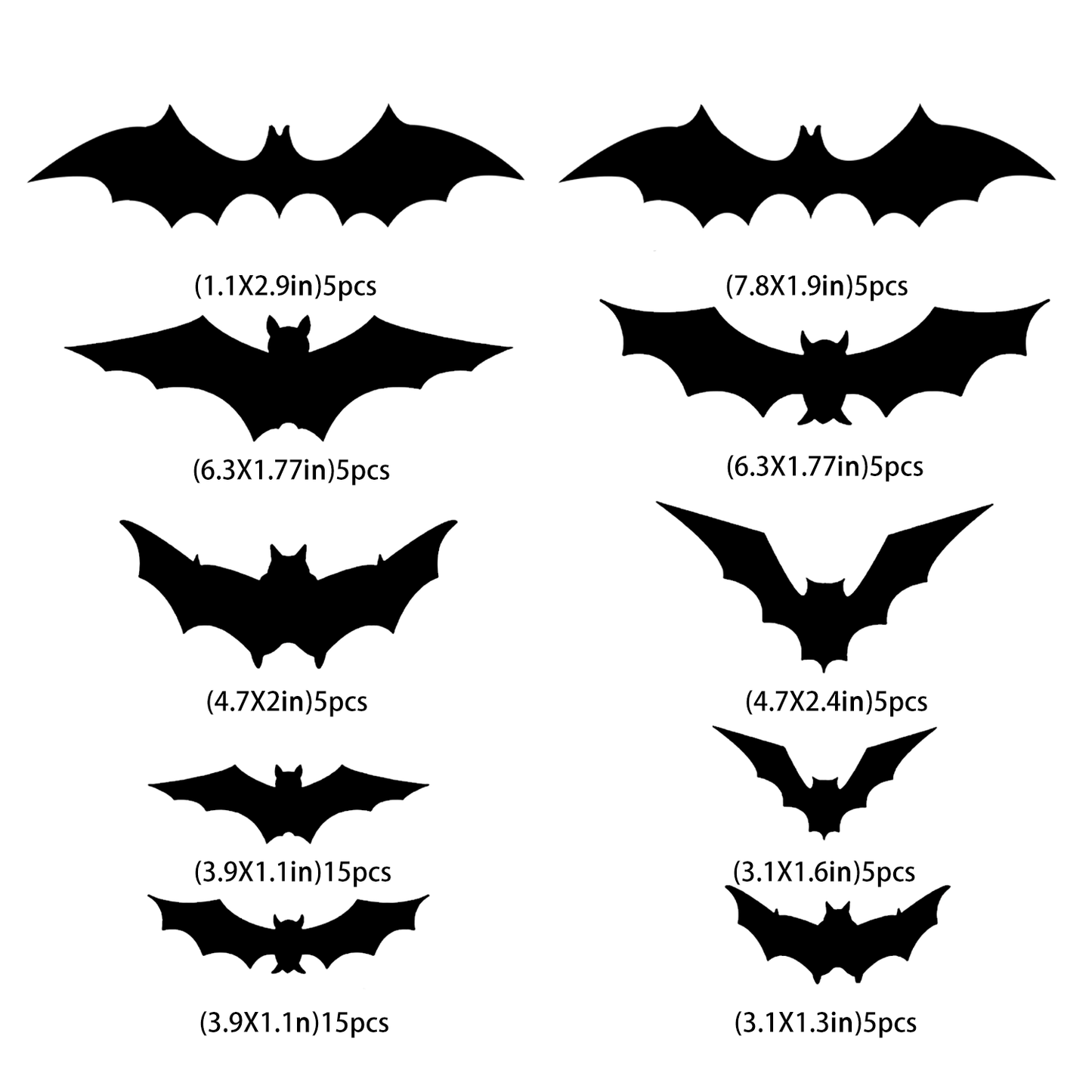 Bats and Spiders Wall Sticker