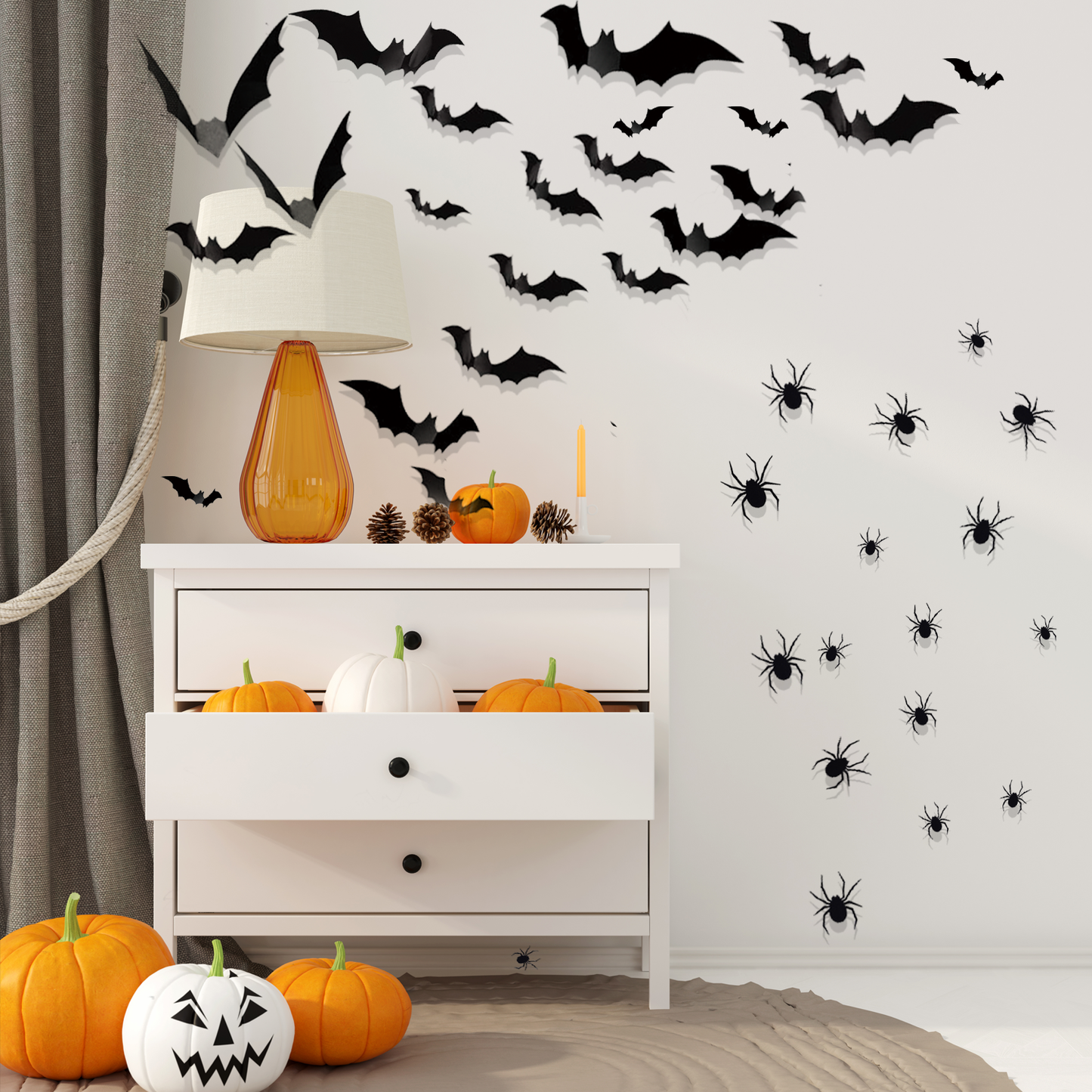 Bats and Spiders Wall Sticker