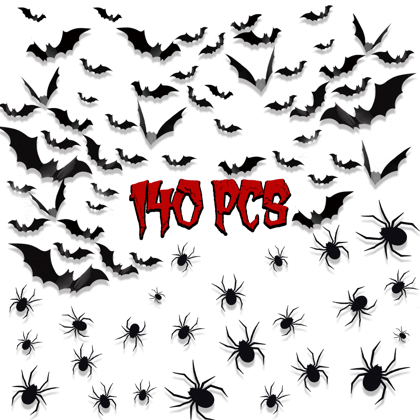 Bats and Spiders Wall Sticker