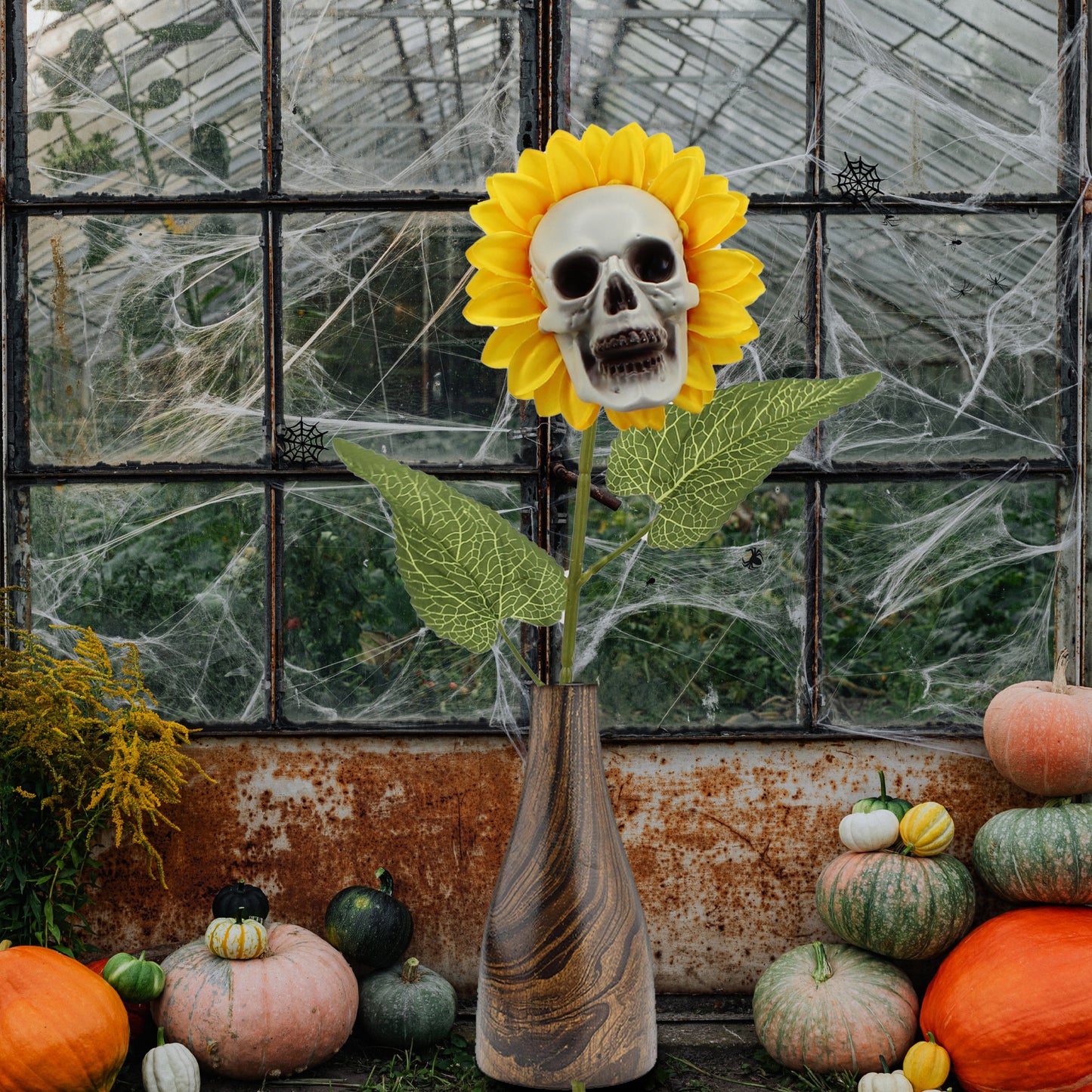 Skull sunflower