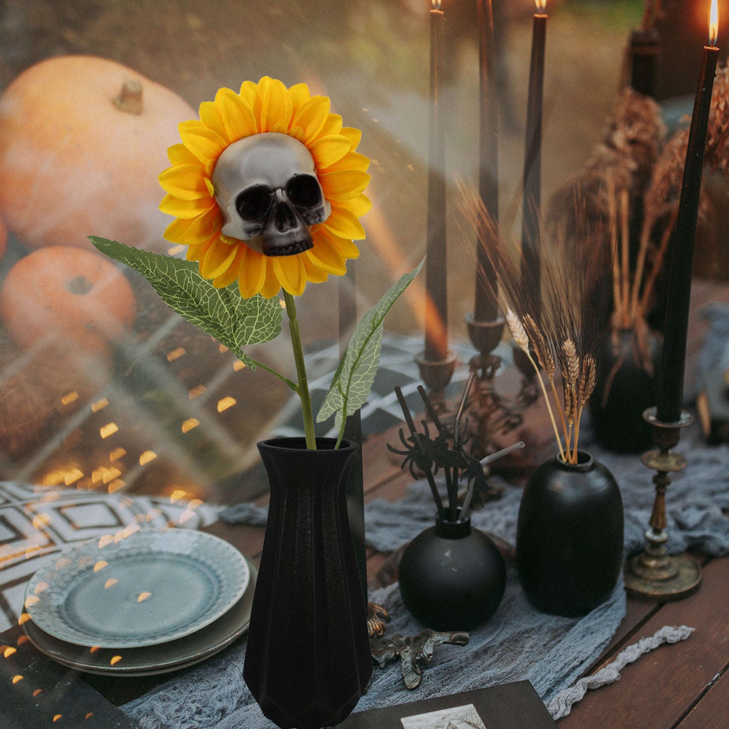 Skull sunflower